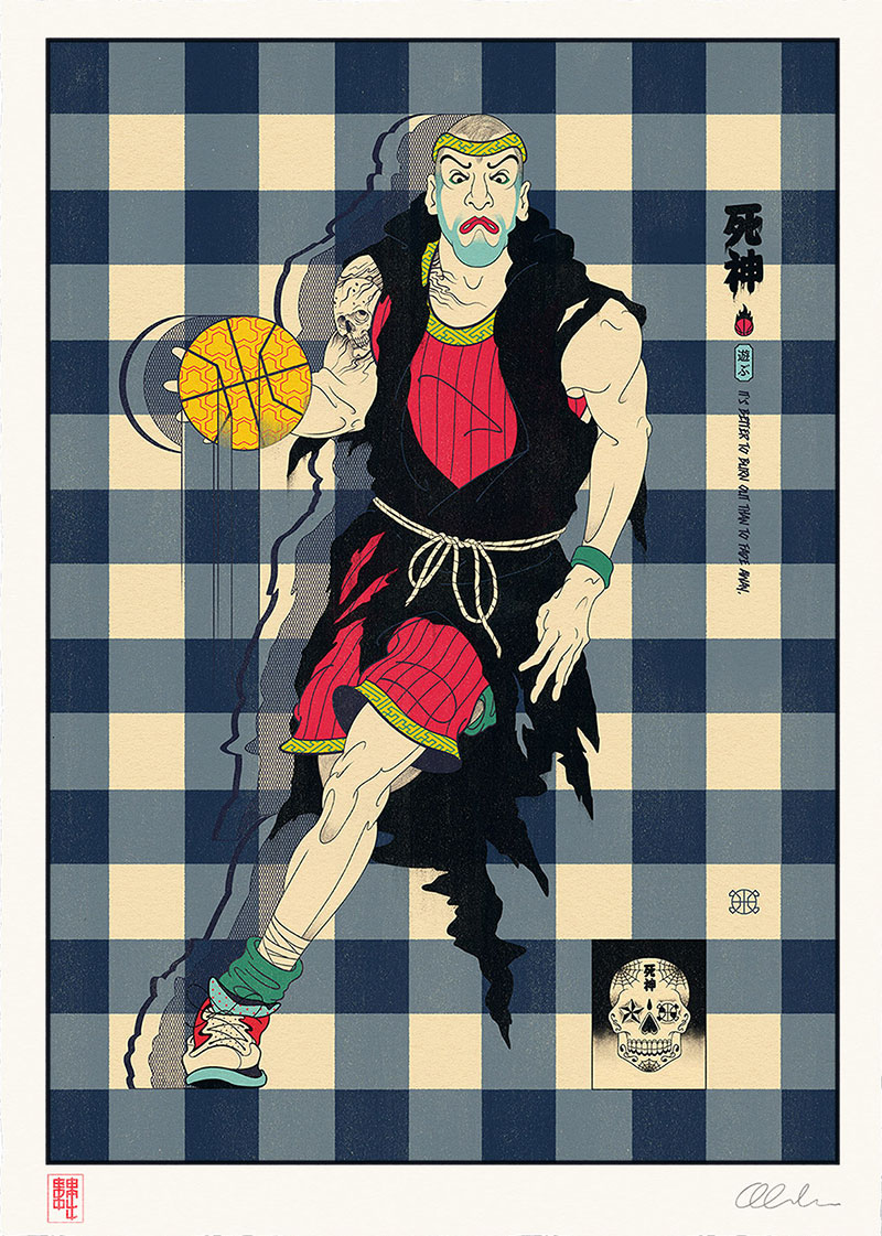 传统与现代！当NBA遇上浮世绘