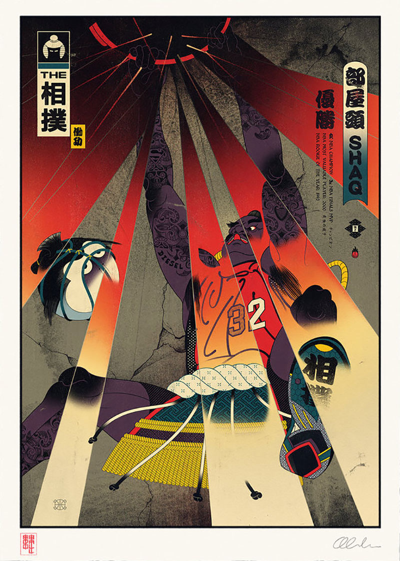 传统与现代！当NBA遇上浮世绘