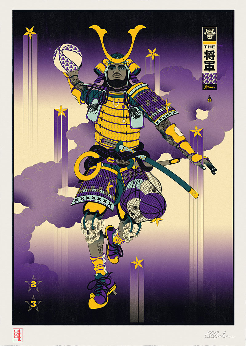 传统与现代！当NBA遇上浮世绘