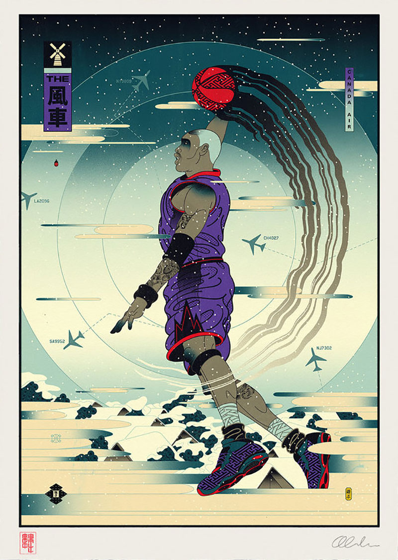 传统与现代！当NBA遇上浮世绘