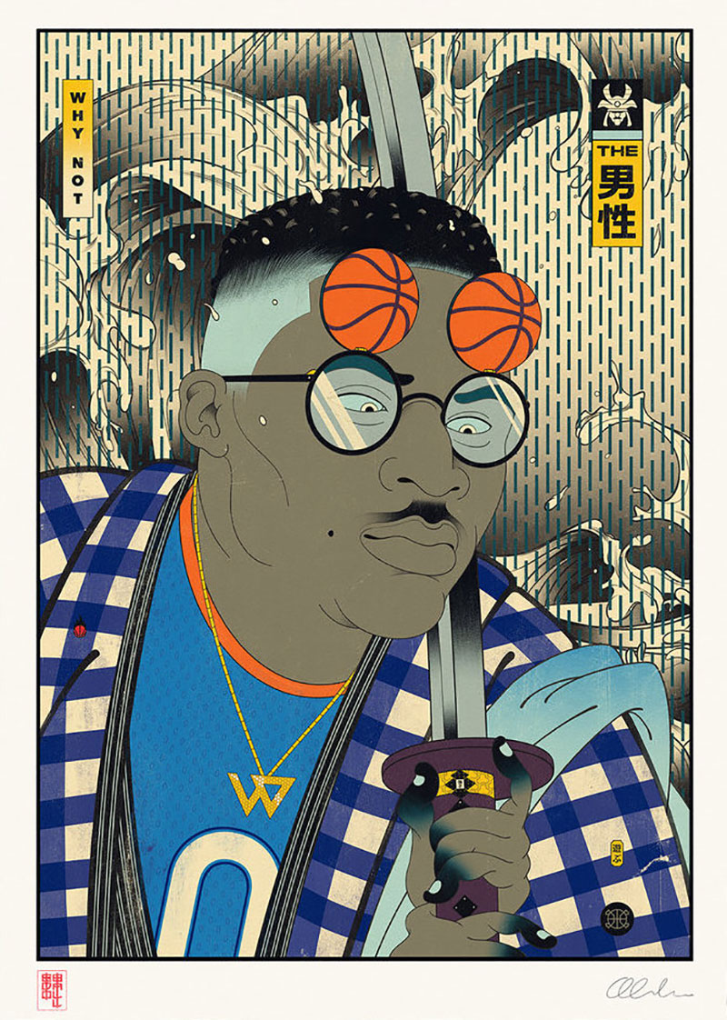 传统与现代！当NBA遇上浮世绘