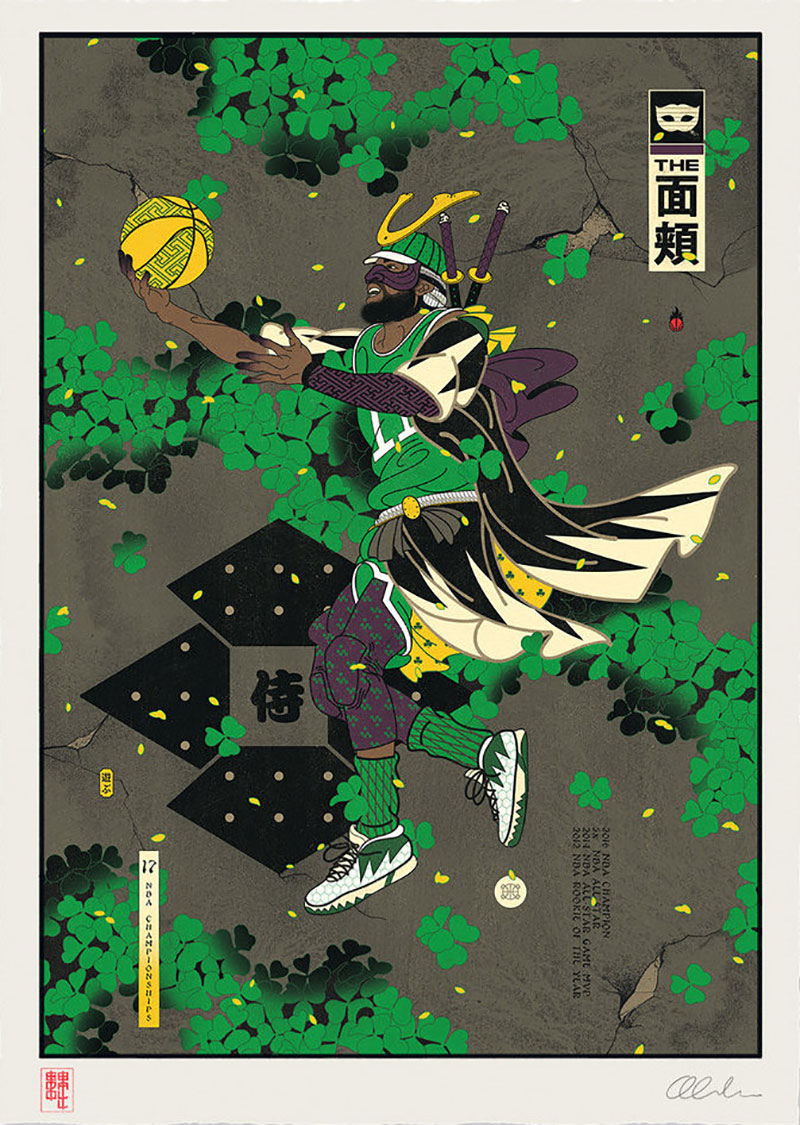传统与现代！当NBA遇上浮世绘