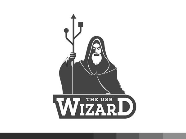 魔法世界！20款巫师人物Logo设计
