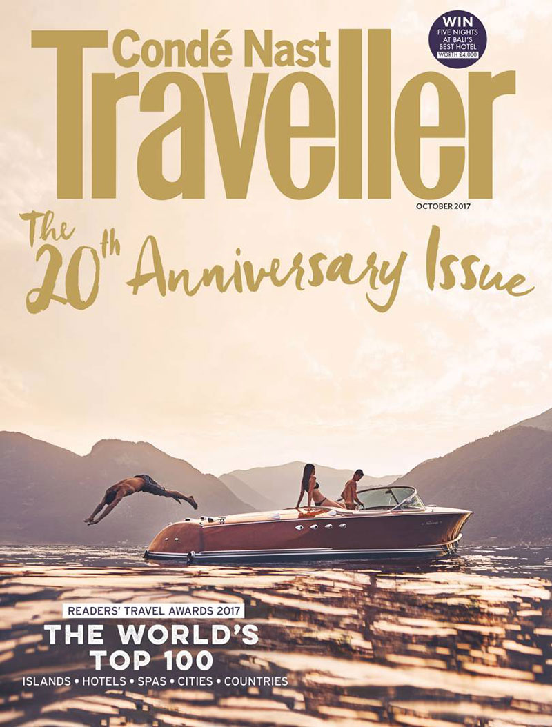 旅游杂志《conde nast traveller》封面设计