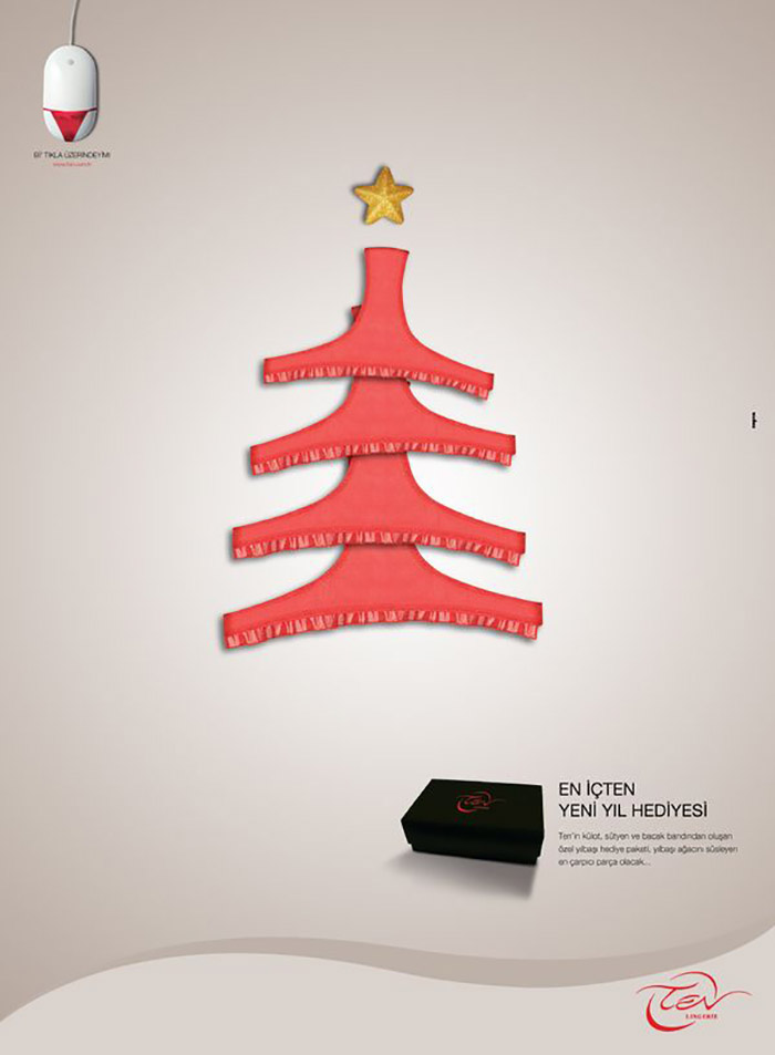 圣诞创意！看各大品牌的借势海报有怎样的精彩