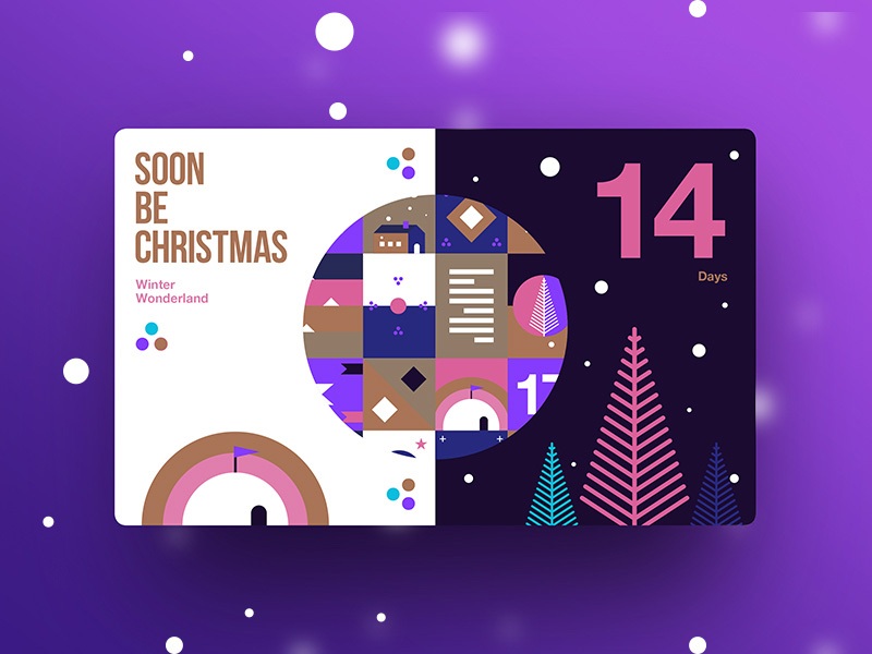 12款圣诞主题网页头图设计