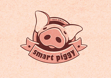 全身是宝！20款猪元素Logo设计