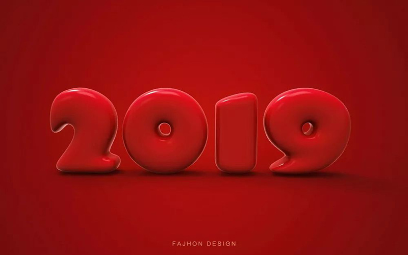 新的一年！20款2019字体设计