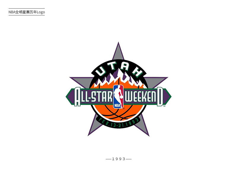 32款NBA全明星赛历年Logo设计
