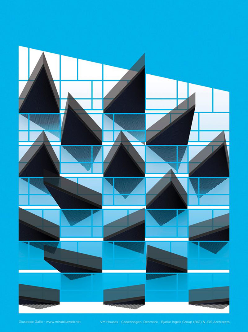 几何秩序！18款建筑海报设计