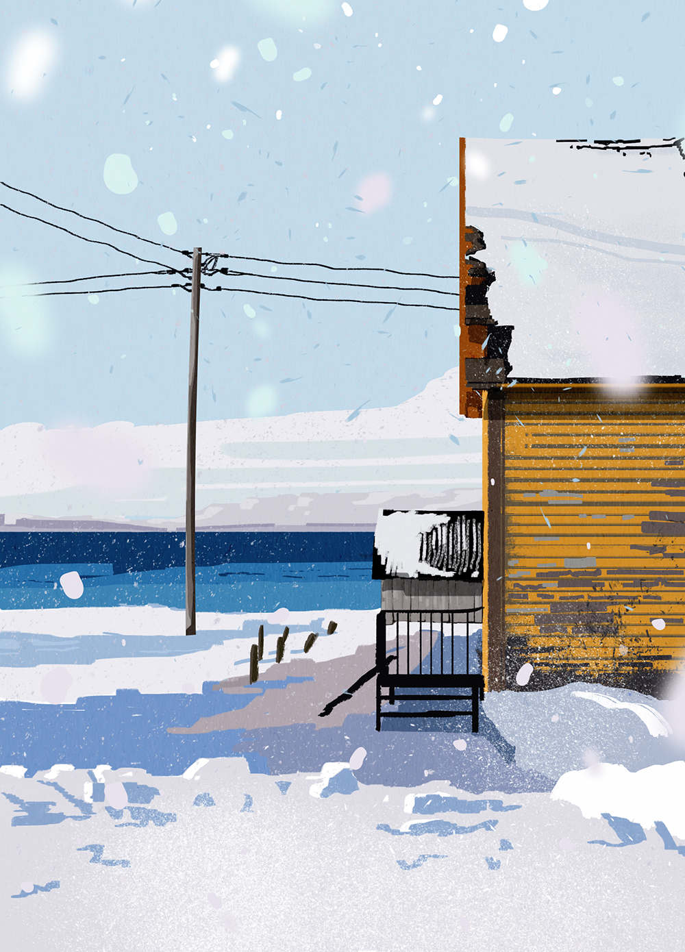 雪的世界！10款风景插画灵感