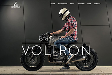 双轮野兽！12款摩托车网页设计案例
