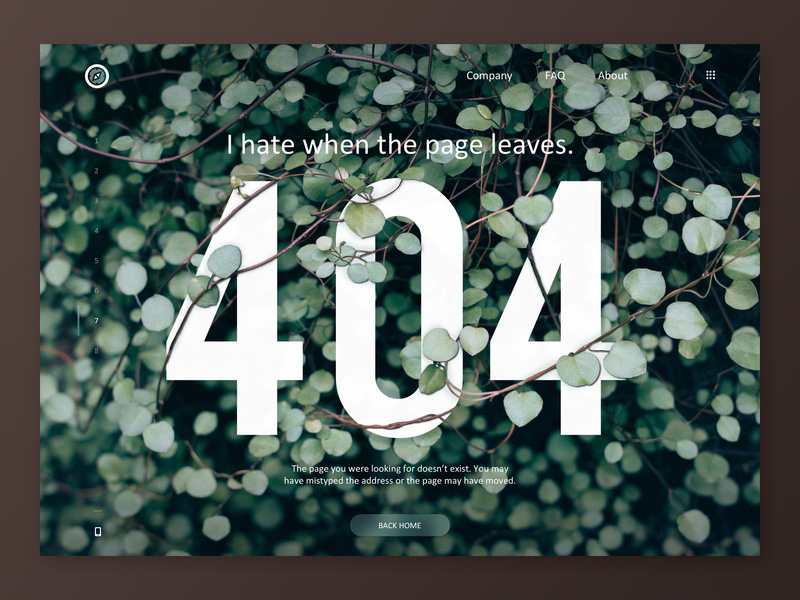 出错也要美如画的12款404页面