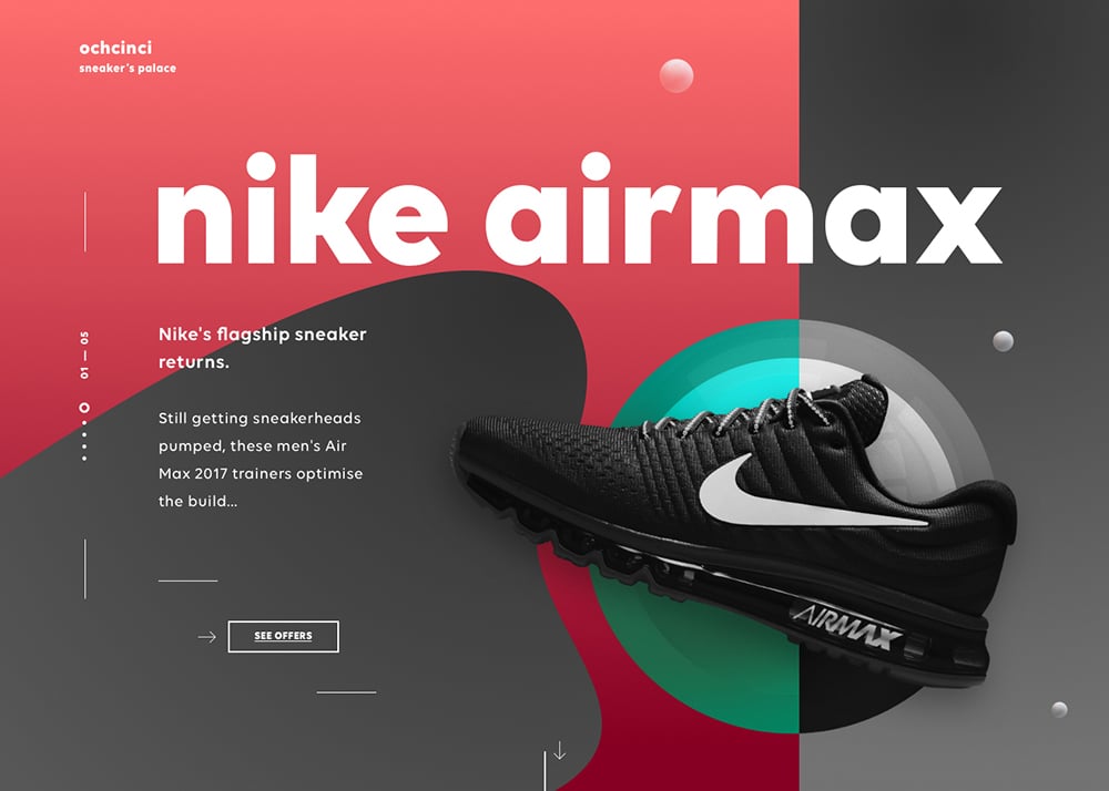 强推！20个Nike鞋品Banner设计