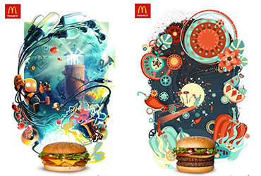 有想法！麦当劳创意海报设计