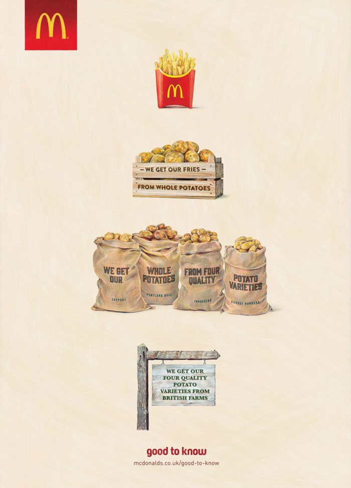 有想法！麦当劳创意海报设计