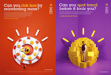 IBM公司的商业海报设计