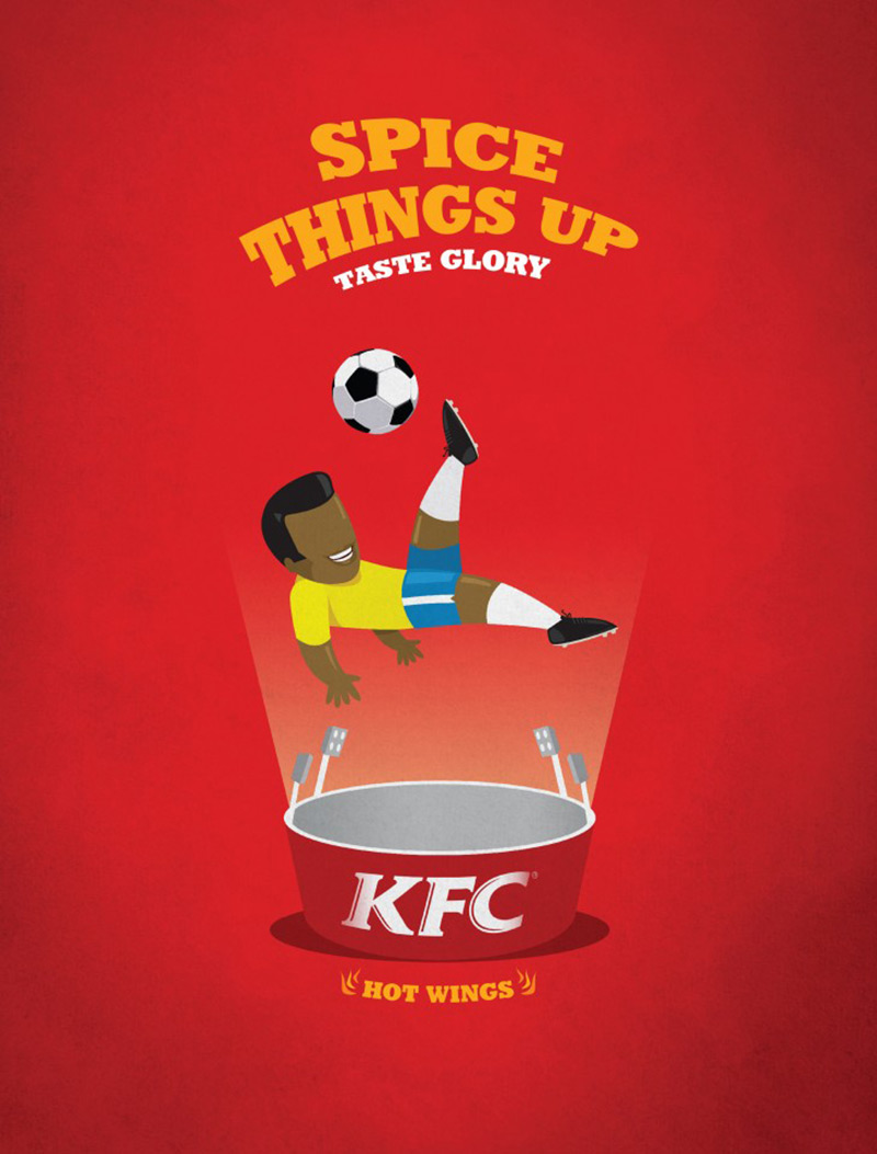 12张KFC创意广告海报
