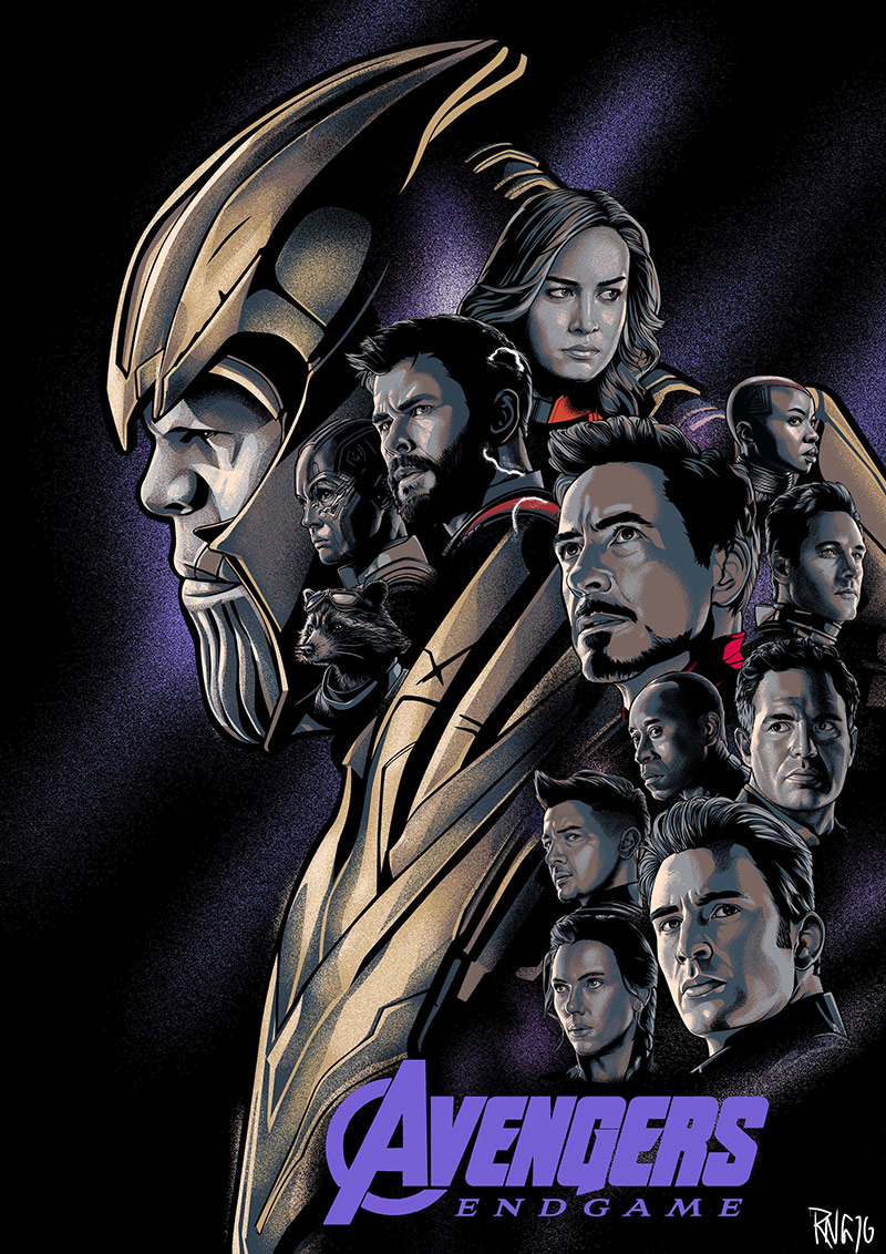 《复仇者联盟4：终局之战》艺术海报
