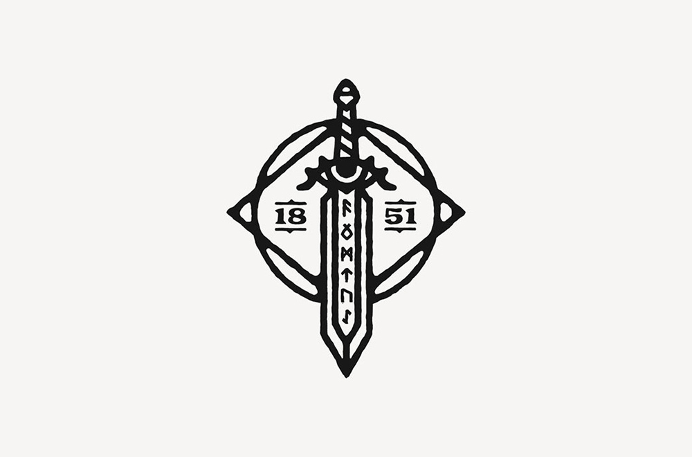 北欧风格！38款插画图形Logo设计