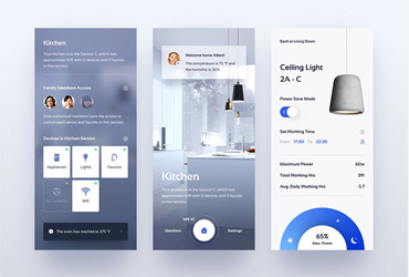 全新体验！12组智能家居APP界面设计