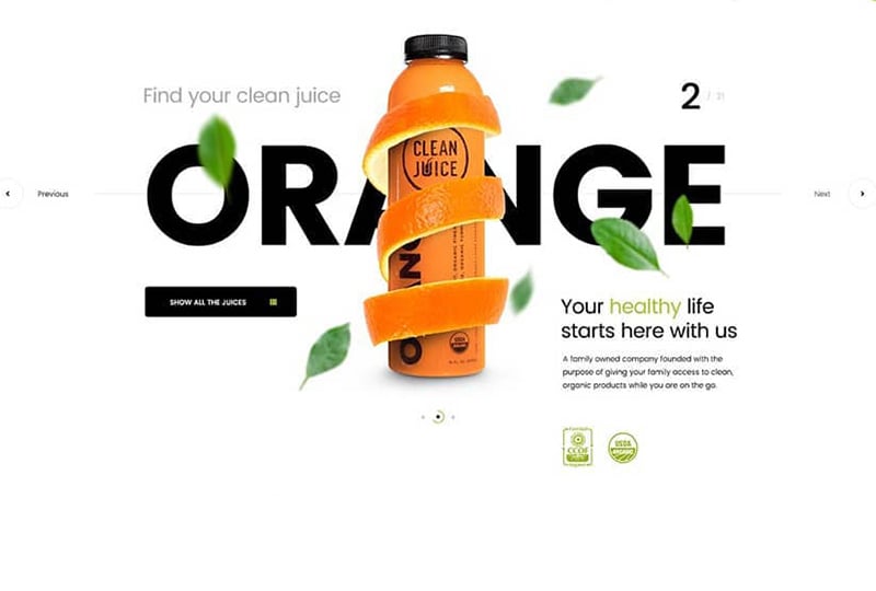 清爽一夏！20个饮品Banner设计