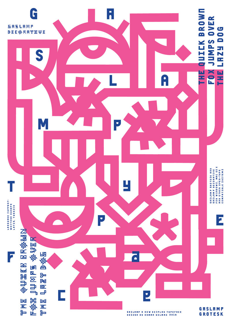 20款西文创意字体海报