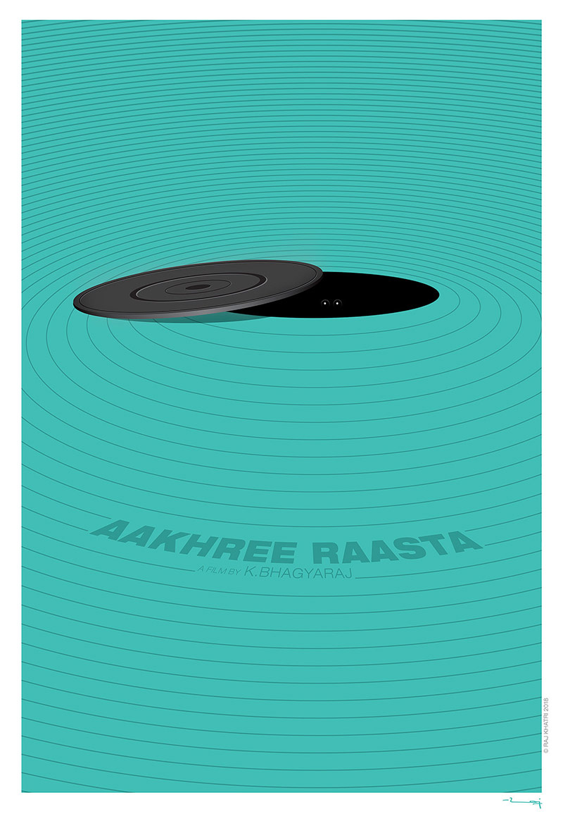 电影海报中，RAJ KHATRI对圆形的应用