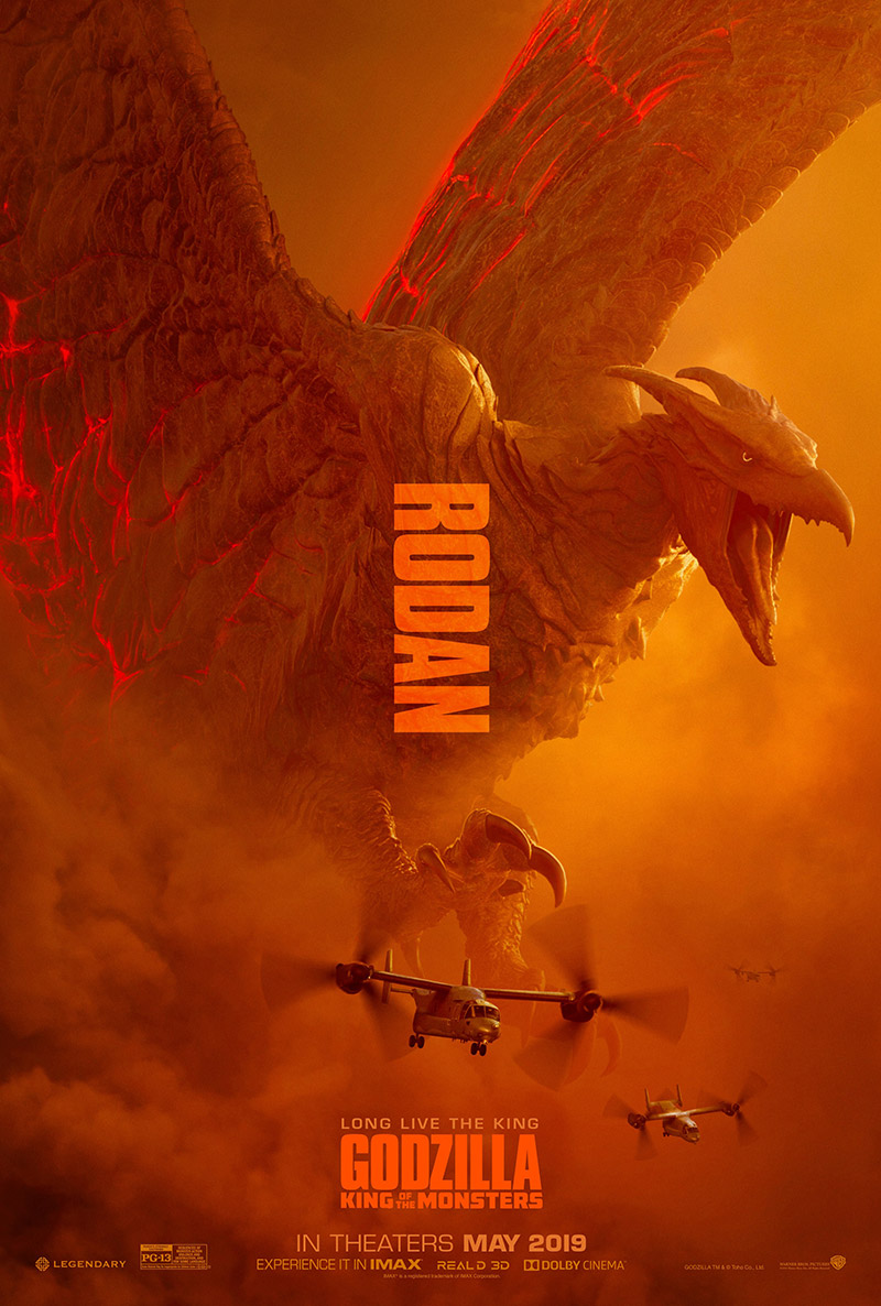 《哥斯拉2：怪兽之王》海报设计