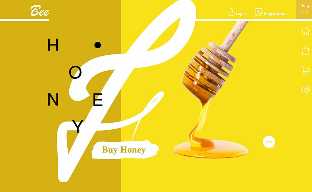 甜蜜蜜！18个蜂蜜产品Banner设计