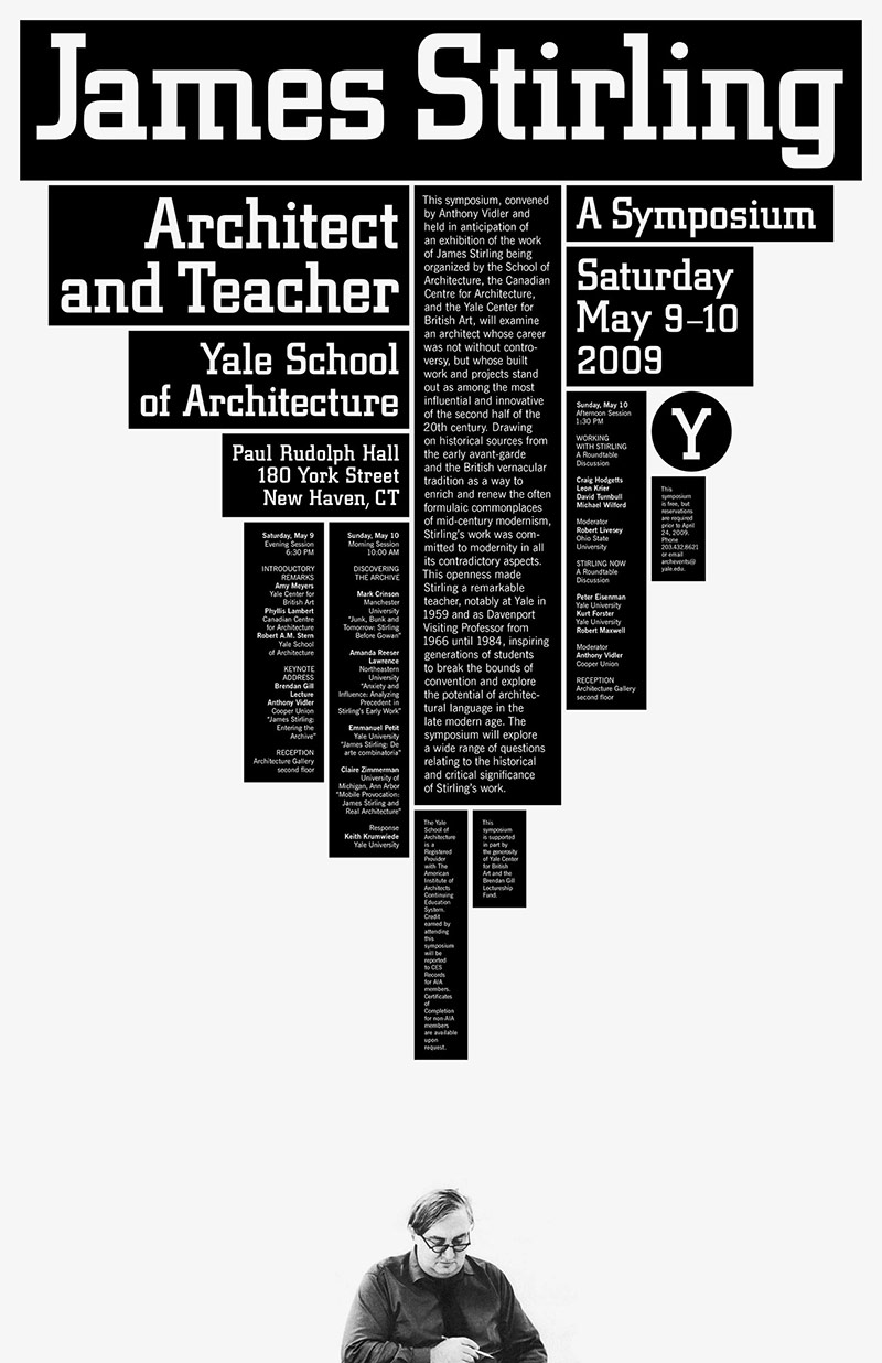 耶鲁建筑学院BR海报系列