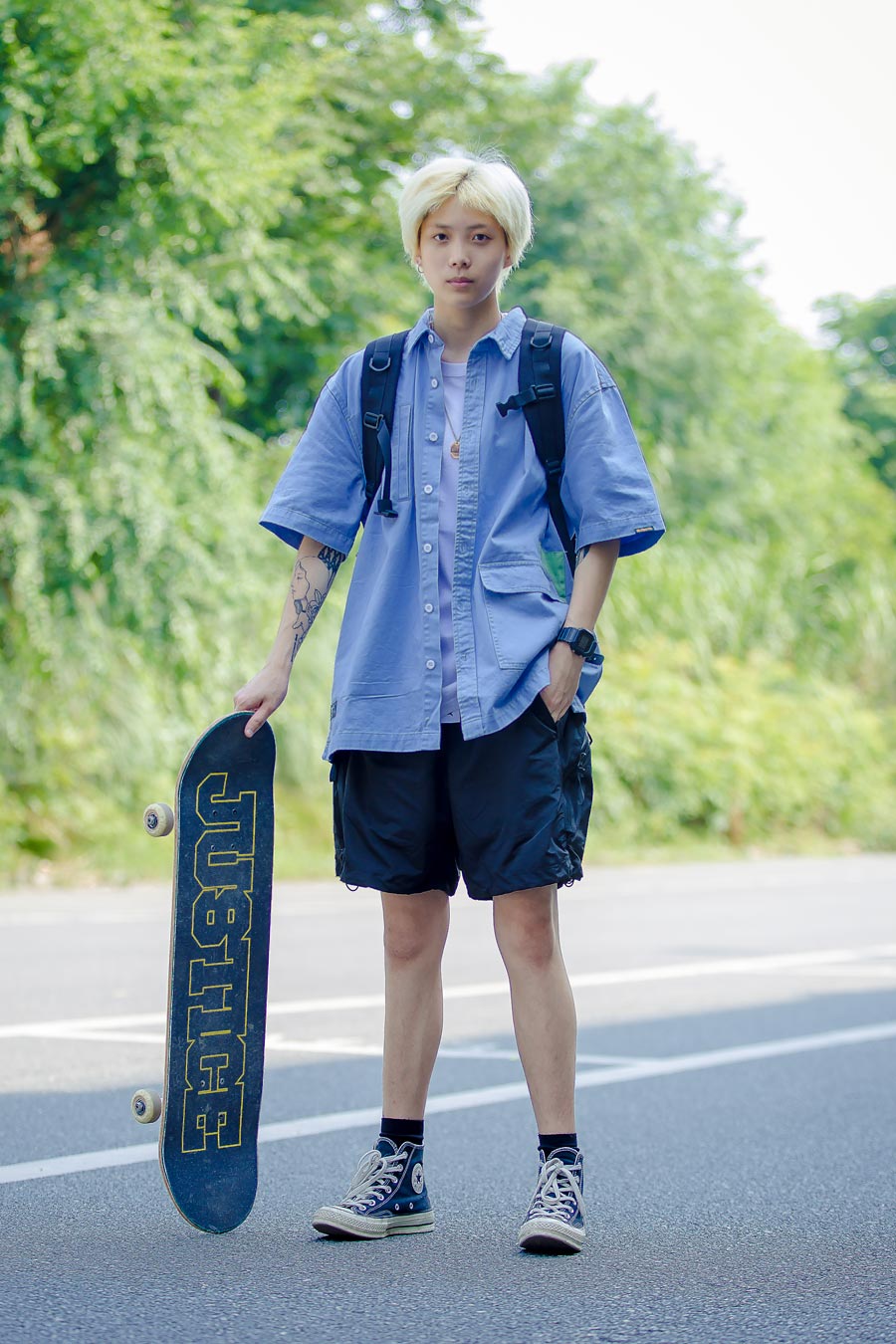 拥抱夏天 ！日系滑板少女