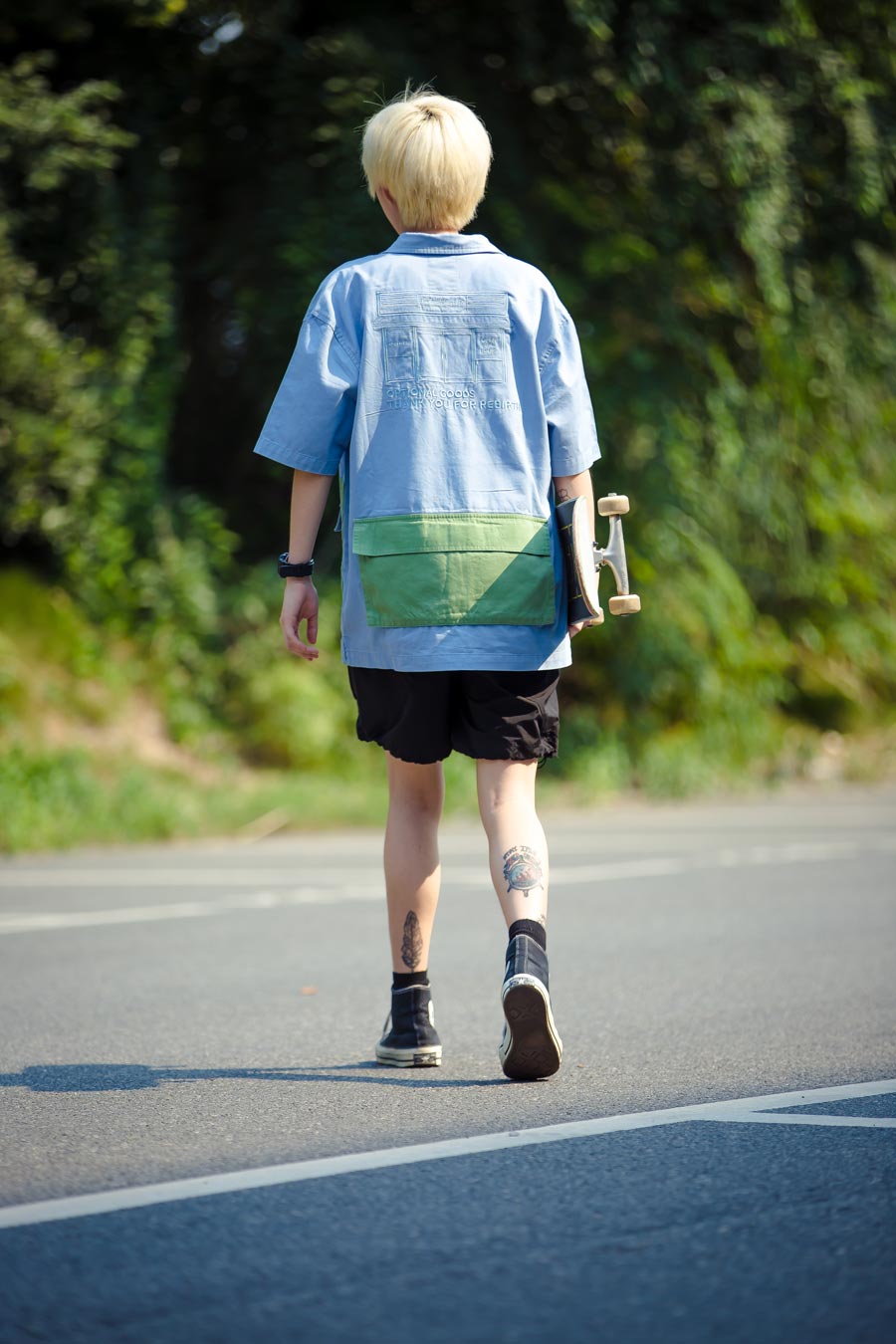 拥抱夏天 ！日系滑板少女