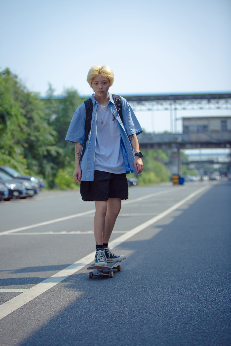 拥抱夏天 ！日系滑板少女