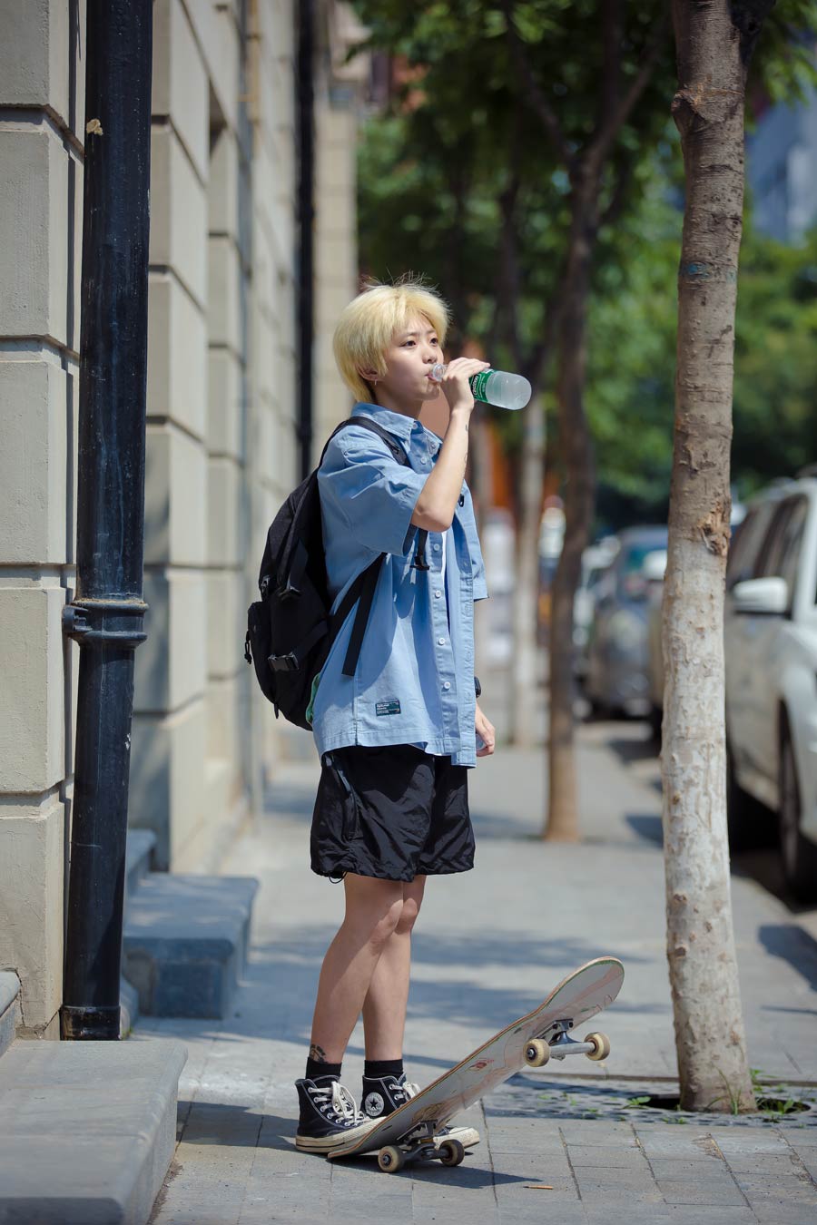 拥抱夏天 ！日系滑板少女