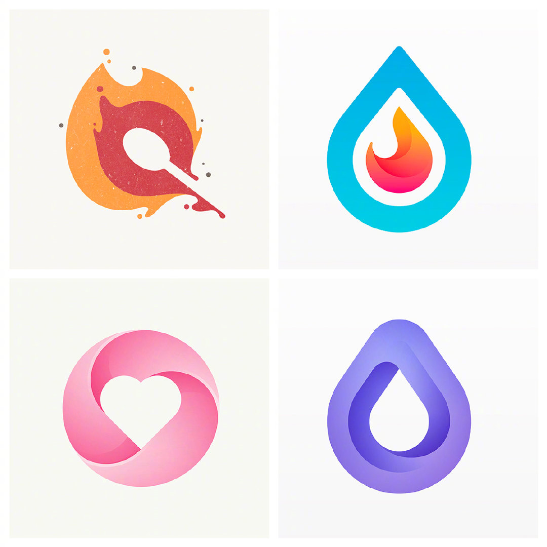 渐变风格Logo的36种玩法