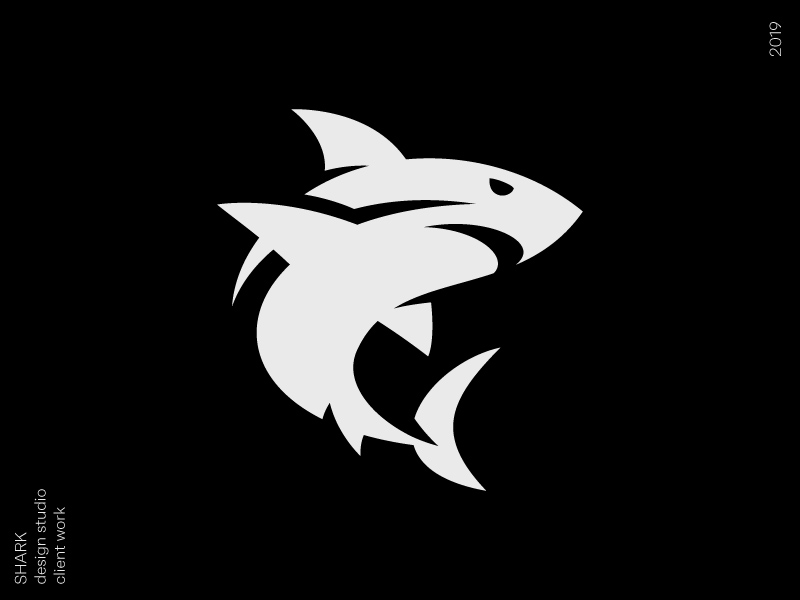 海洋霸主！52款鲨鱼Logo设计