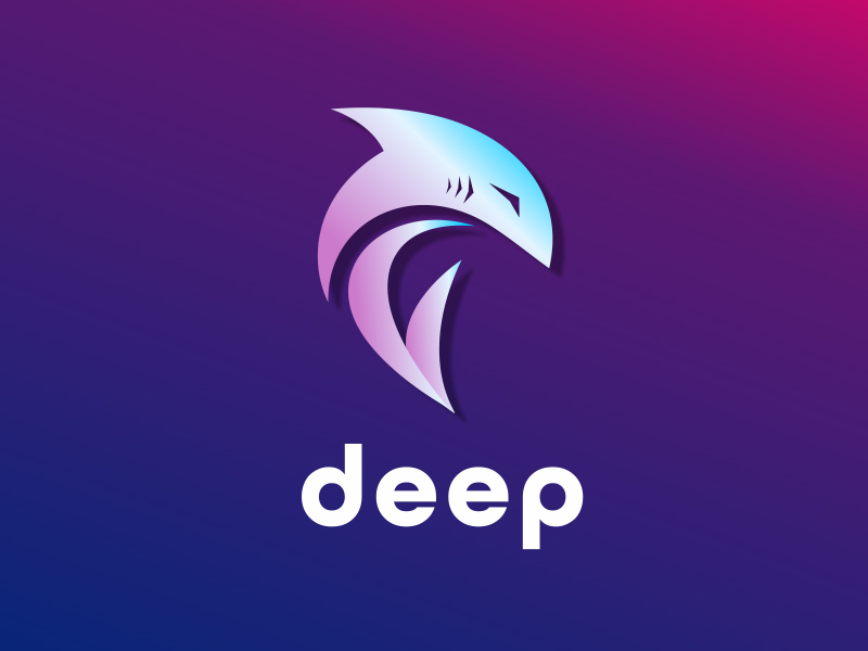 海洋霸主！52款鲨鱼Logo设计