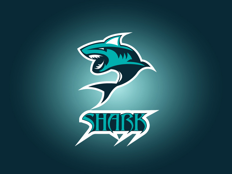 海洋霸主！52款鲨鱼Logo设计