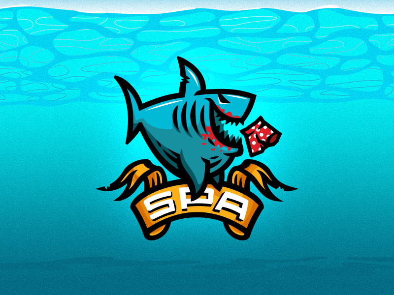 海洋霸主！52款鲨鱼Logo设计