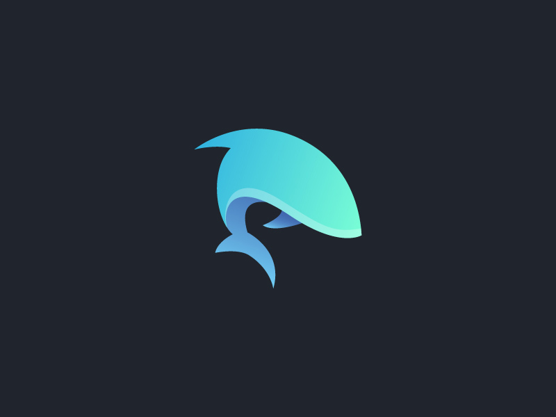 海洋霸主！52款鲨鱼Logo设计
