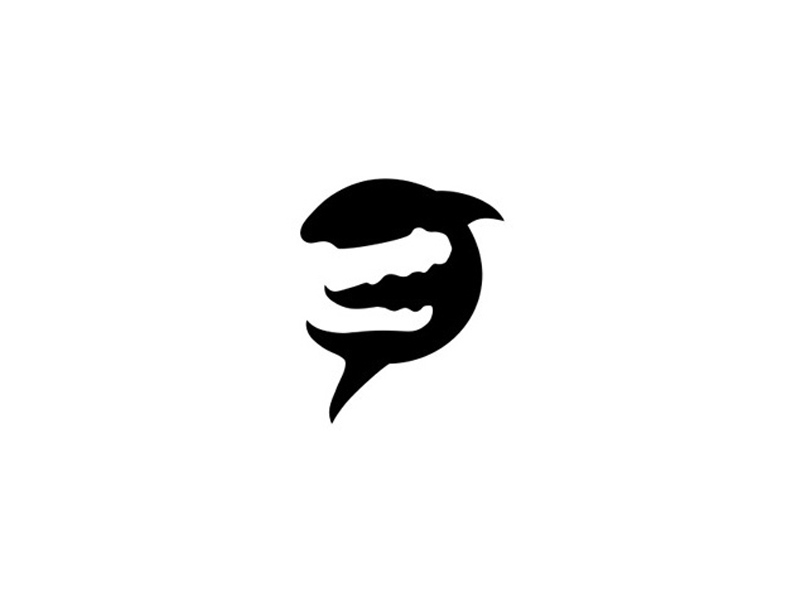 海洋霸主！52款鲨鱼Logo设计