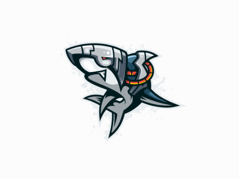 海洋霸主！52款鲨鱼Logo设计