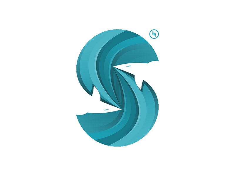 海洋霸主！52款鲨鱼Logo设计