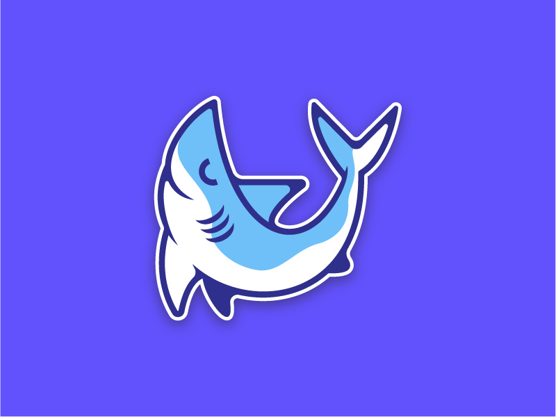 海洋霸主！52款鲨鱼Logo设计