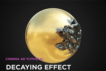 C4D教程！教你制作3D物体腐蚀特效（含项目文件下载）