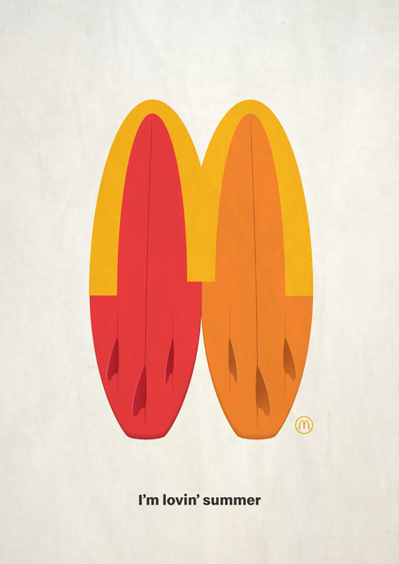 极简主义！麦当劳创意海报设计