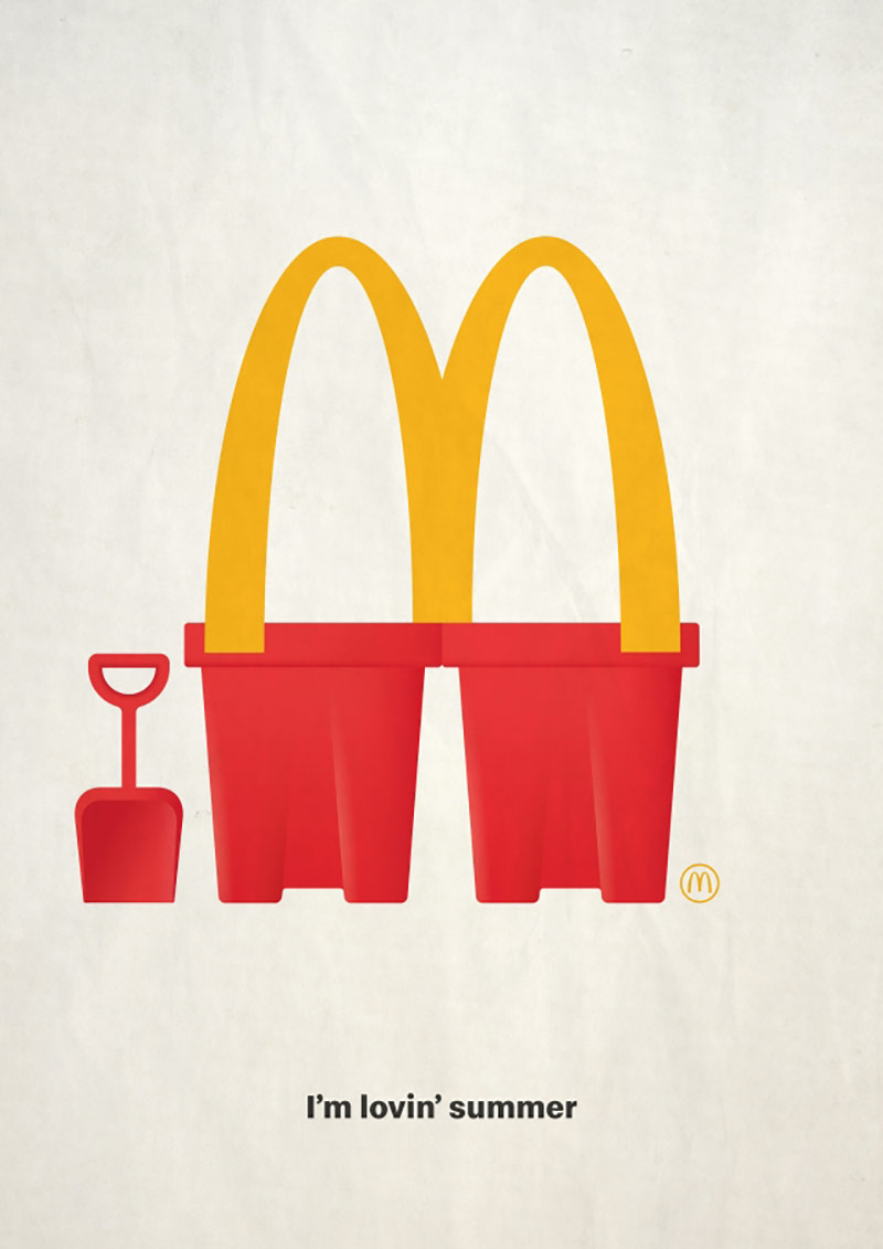 极简主义！麦当劳创意海报设计