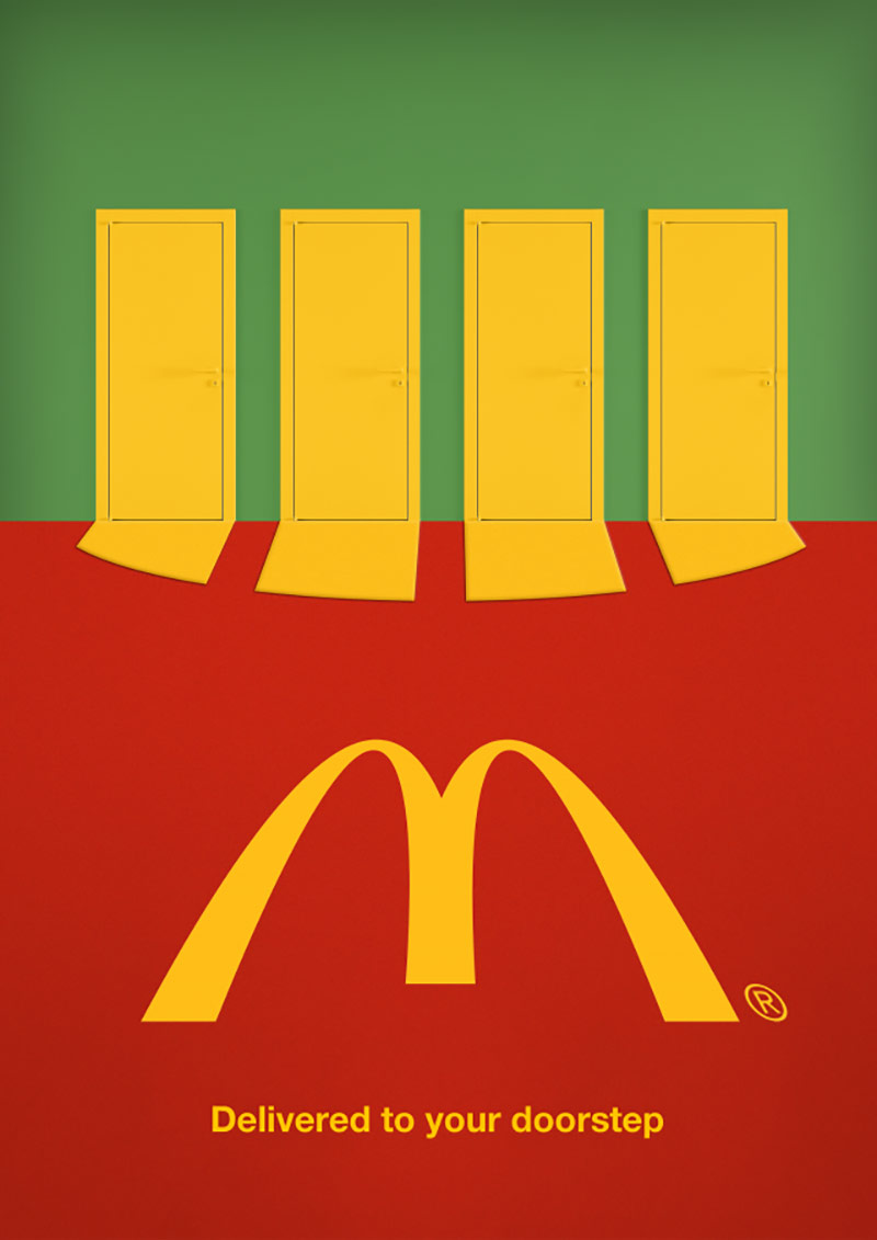 麦当劳创意图片海报图片