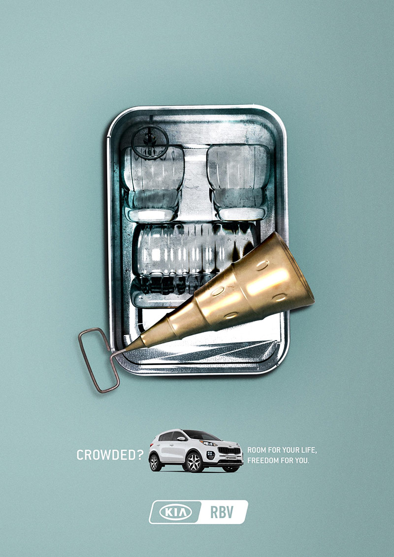 起亚汽车创意产品海报设计